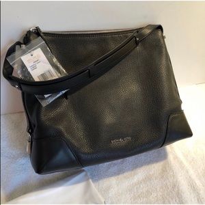 Michael Kors Large Crosby Black Shoulder BAG NWT